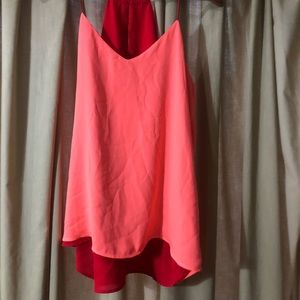The Limited, size 6 reversible dressy tank top. Spaghetti straps.